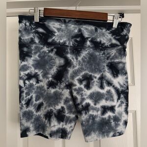 Champion Monochrome Tie-Dye Bike Shorts